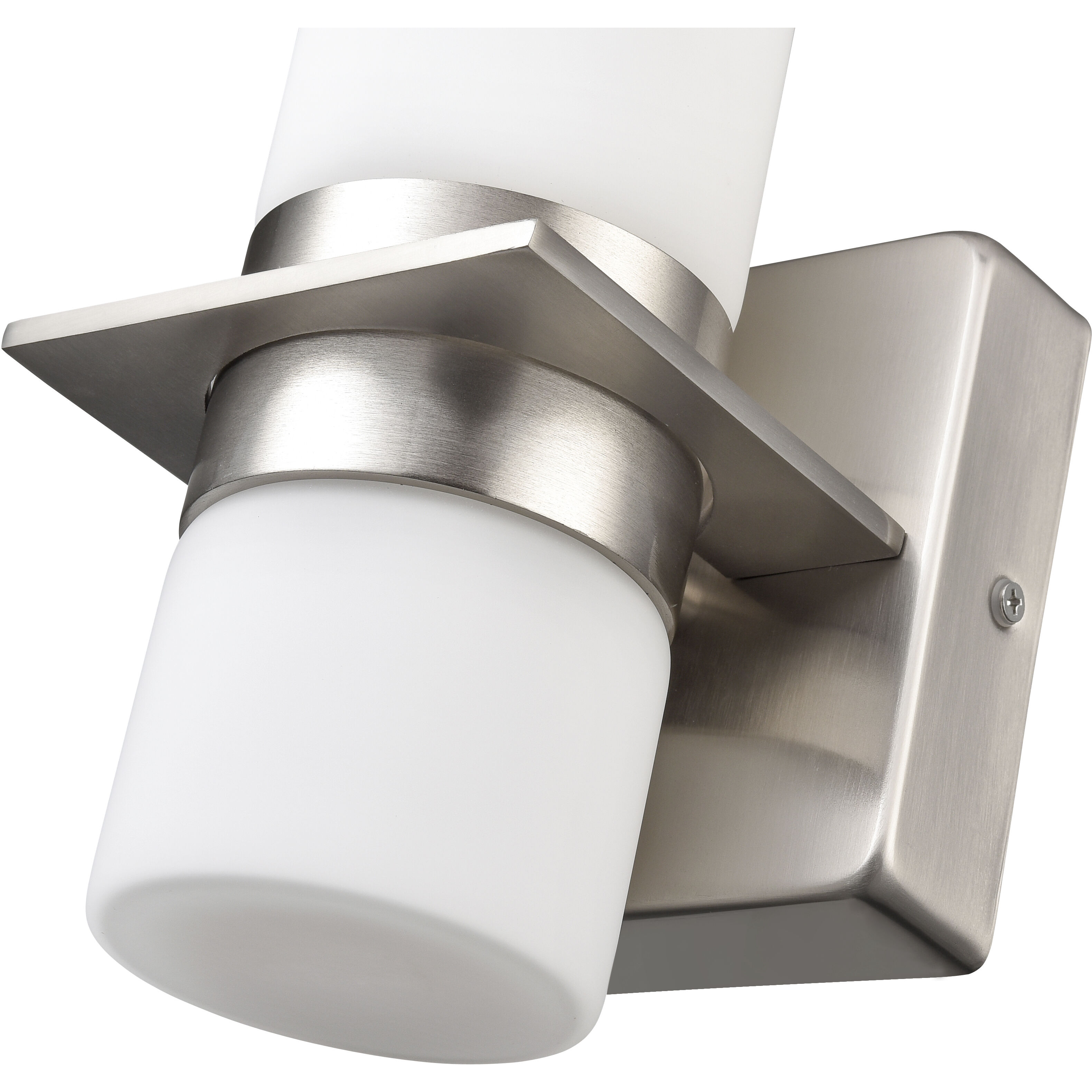 None LED 13 inch Brushed Nickel Outdoor Wall Sconce